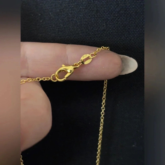 Estate Bundle of 4  Bohemian Gold Dainty Necklaces - Picture 4 of 11